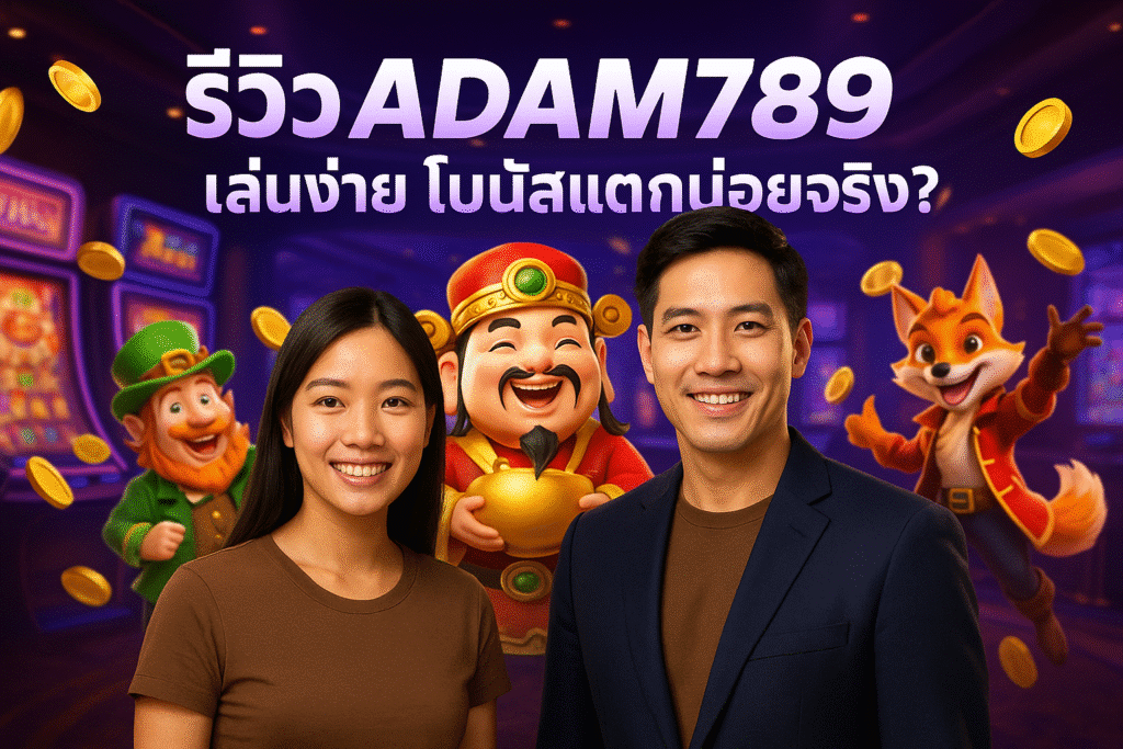 Meta Title: รีวิว ADAM789 เล่นง่าย โบนัสแตกบ่อยจริง?