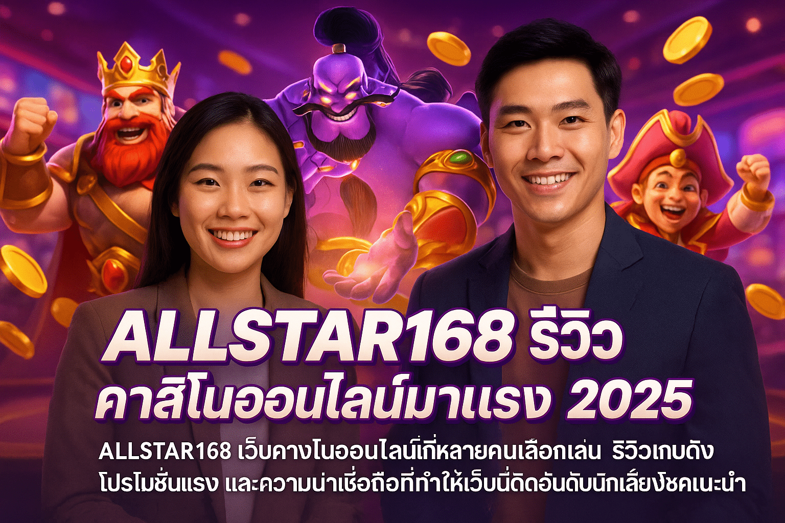 ALLSTAR168 รีวิว คาสิโนออนไลน์มาแรง 2025