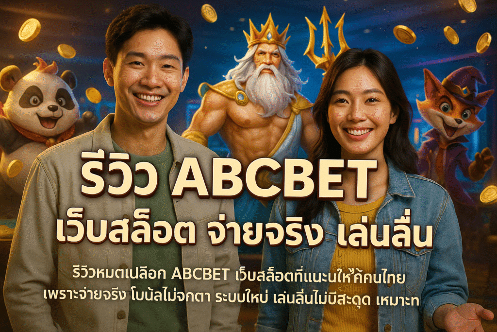 รีวิว ABCBET เว็บสล็อต จ่ายจริง เล่นลื่น