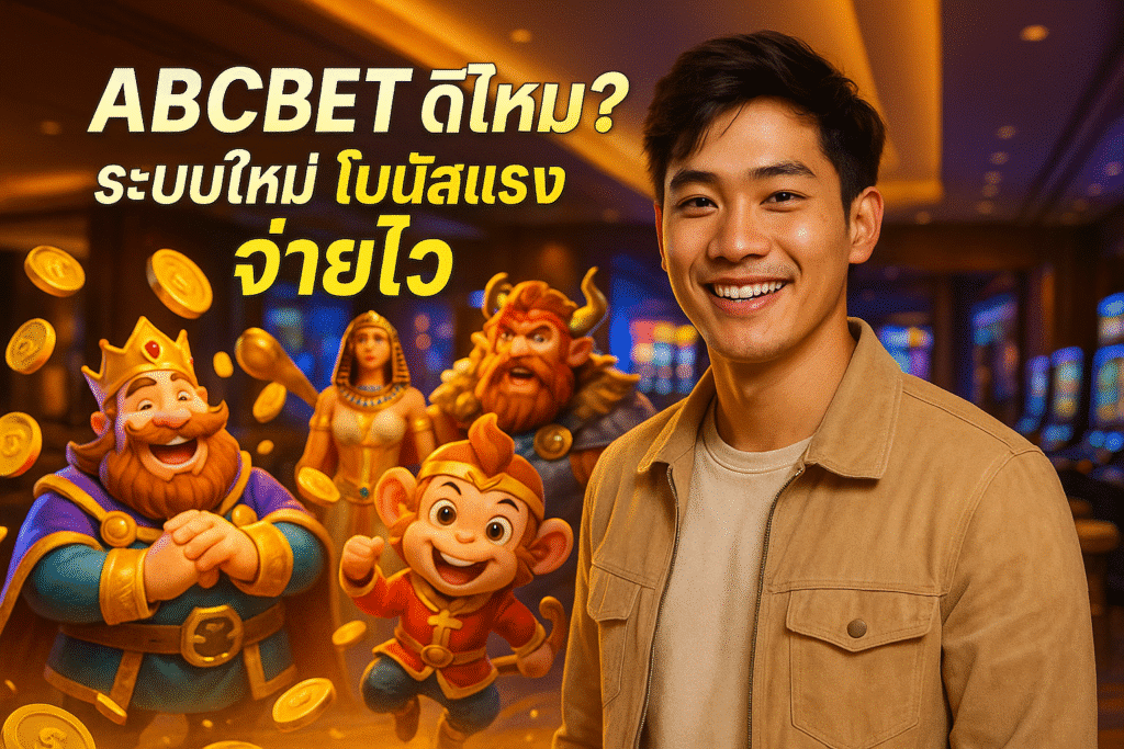 ABCBET ดีไหม? ระบบใหม่ โบนัสแรง จ่ายไว