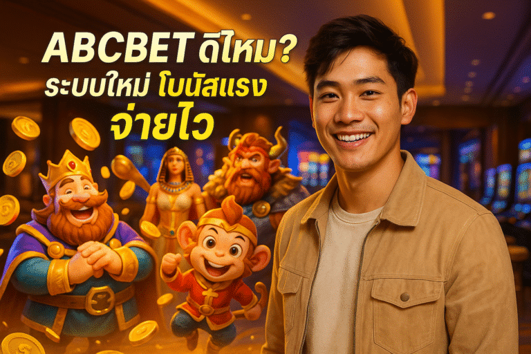 ABCBET ดีไหม? ระบบใหม่ โบนัสแรง จ่ายไว