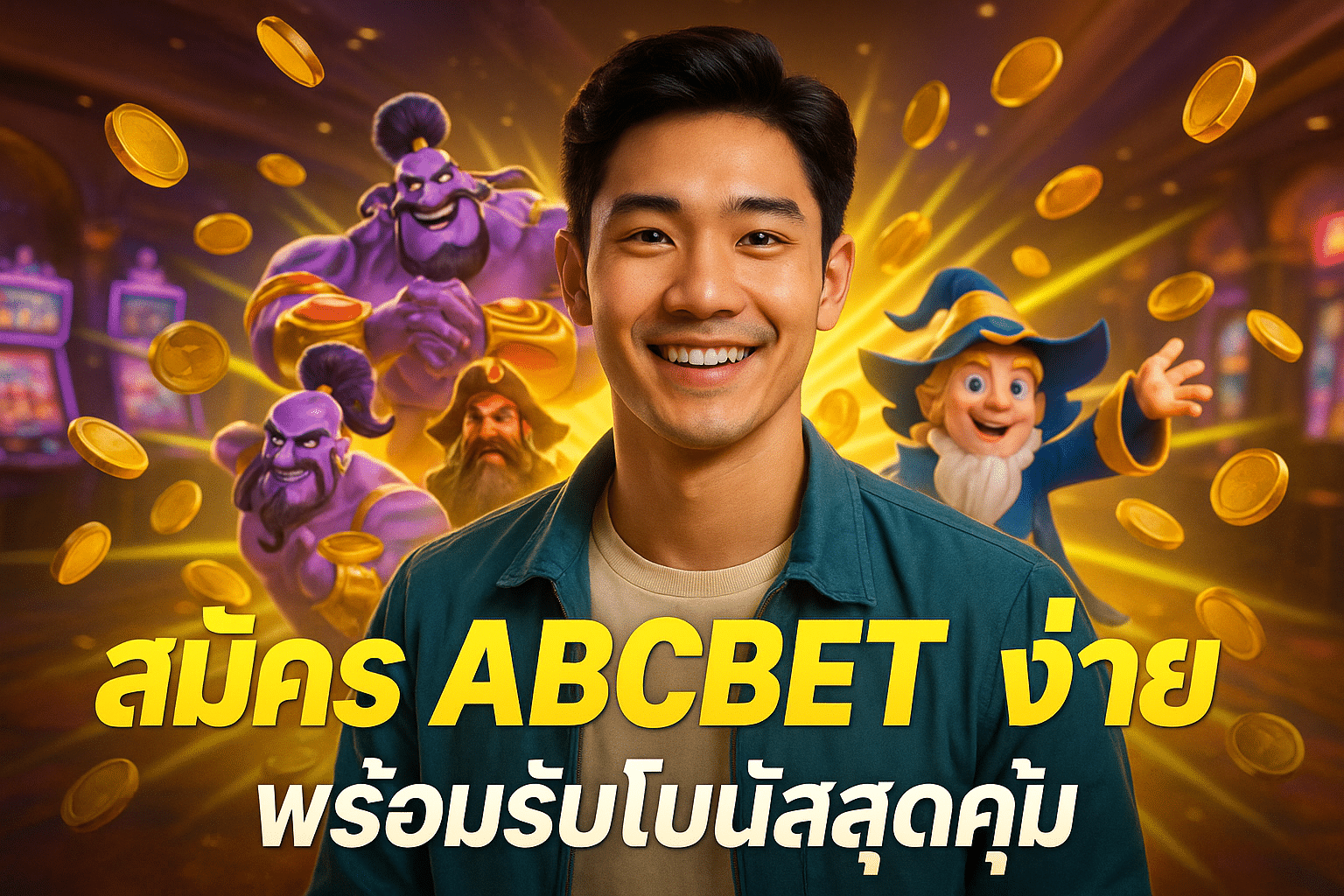 สมัคร ABCBET ง่าย พร้อมรับโบนัสสุดคุ้ม