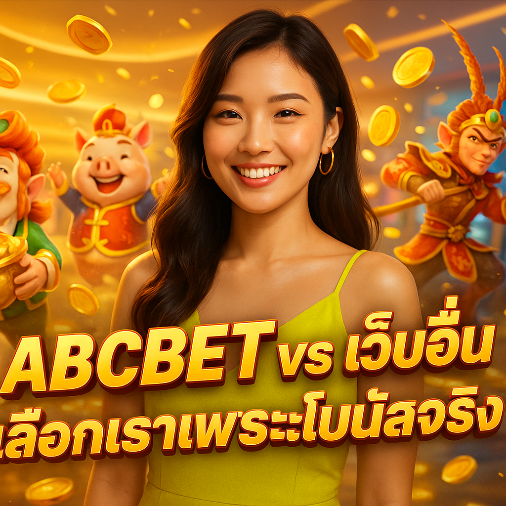 ABCBET vs เว็บอื่น เลือกเราเพราะโบนัสจริง