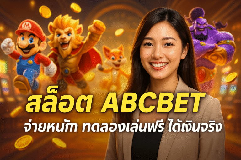 สล็อต ABCBET จ่ายหนัก ทดลองเล่นฟรี ได้เงินจริง